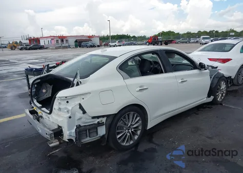 2019 Infiniti Q50 3.0T Luxe from USA, damaged, VIN JN1EV7AP9KM518666
